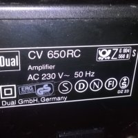 dual cv 650rc amplifier-germany-внос швеицария, снимка 11 - Ресийвъри, усилватели, смесителни пултове - 24805942
