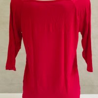 Червена дамска блуза с дантела марка Eldar , снимка 4 - Блузи с дълъг ръкав и пуловери - 22515544