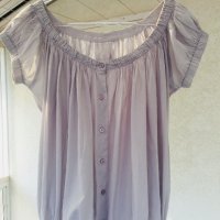 Нежна памучна блузка балон, PEPE JEANS, снимка 1 - Ризи - 22604594