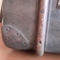 Старинен куфар със обков метал и дърво има забележки , снимка 4 - Други стоки за дома - 16556448