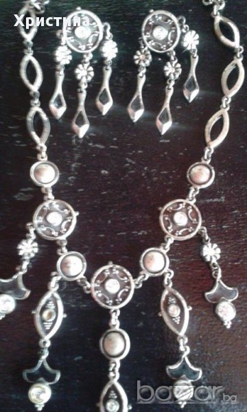 комплект колие и обеци, снимка 1