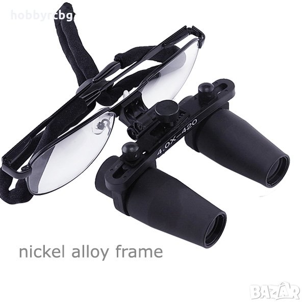 Призматични бинокулярни хирургични лупи с 4х оптично увеличение, снимка 1