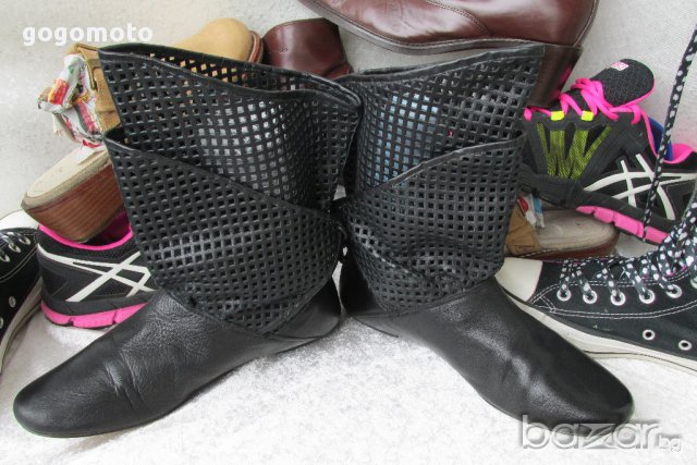 ЕСЕННИ, ПРОЛЕТНИ, летни дамски ботуши, 100% естествена кожа,N- 39, GOGOMOTO.BAZAR.BG, снимка 8 - Дамски ботуши - 16500520