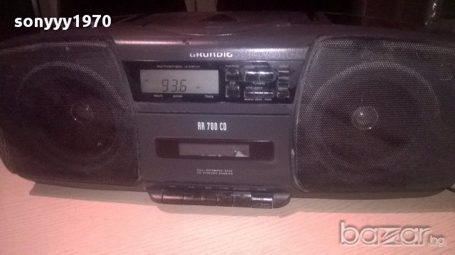 grundig rr700cd-radio cassete recorder-внос швеицария, снимка 3 - Ресийвъри, усилватели, смесителни пултове - 12796027