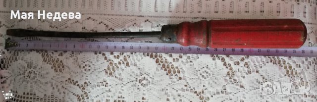 Стара отвертка , снимка 2 - Антикварни и старинни предмети - 24309955