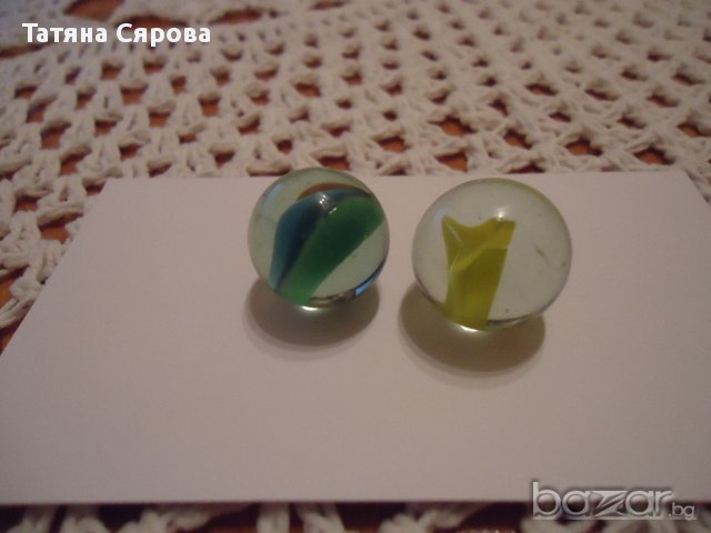 Стъклени топчета за игра, снимка 2 - Колекции - 13230718