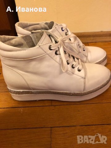 Дамски кецове естествена кожа Fabiano, снимка 3 - Кецове - 24238939