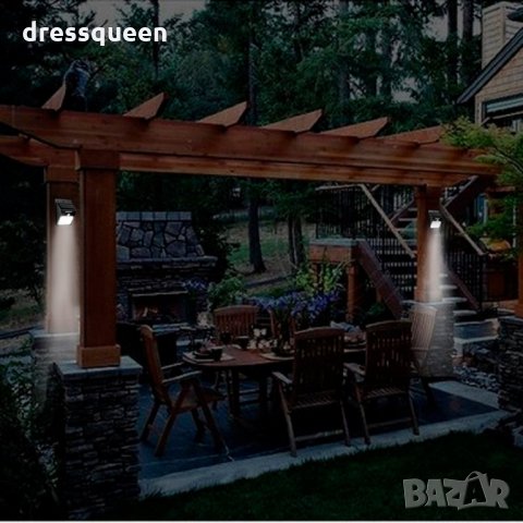 1582 LED лампа със соларен панел и датчик за движение , снимка 2 - Лед осветление - 24810931