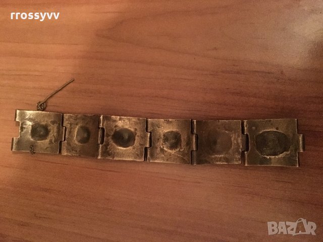 Автентична бронзова гривна, снимка 2 - Антикварни и старинни предмети - 23881772