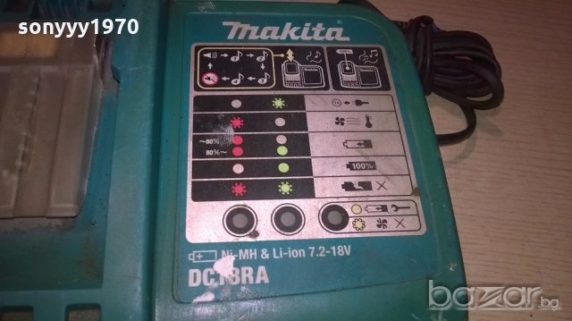 Makitta dc18rat-ni-mh & li-ion charger 7.2-18v/9amp-внос швеицария, снимка 7 - Други инструменти - 18198180