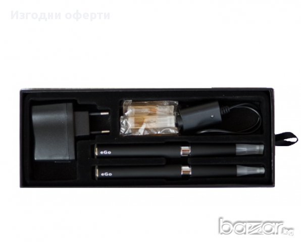 Луксозна електронна цигара eGo с диоден индикатор - 650mAh (2 бр в комплект), снимка 5 - Електронни цигари - 8906377