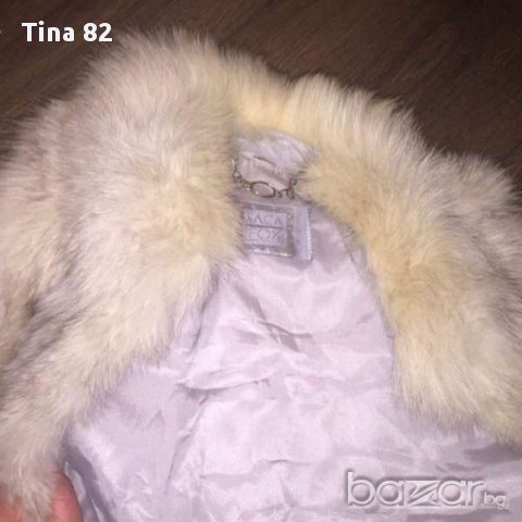 Дамски елек сребърна лисица -естествен косъм , снимка 5 - Елеци - 13444833
