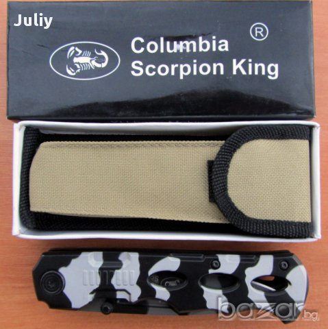 Сгъваем нож Columbia Scorpion King, снимка 7 - Ножове - 9180681