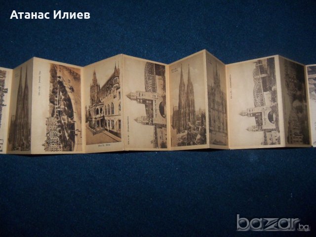 Стар сувенир 12 картички от Кьолн, снимка 6 - Други ценни предмети - 18595690