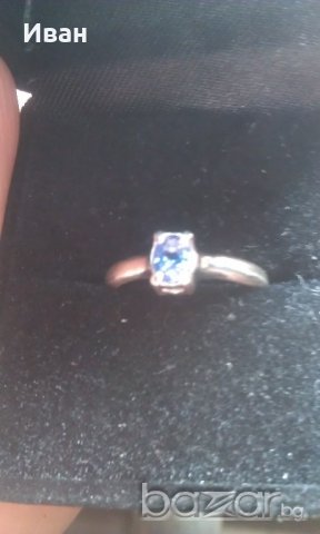 Пръстен с Танзанит 0.37кт, снимка 4 - Пръстени - 19093784