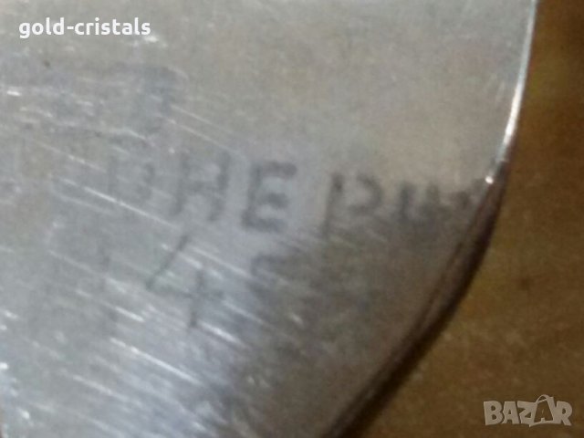 Стари  руски десертни  прибори , снимка 6 - Антикварни и старинни предмети - 24079690