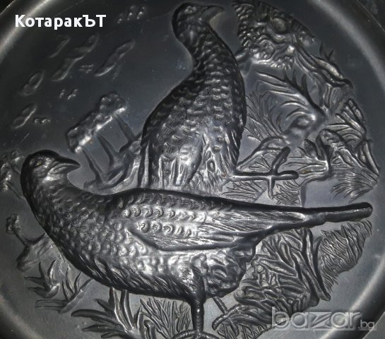 Релефни пана - Птици /цв.метал/ - Лот 2 бр., снимка 3 - Антикварни и старинни предмети - 14486435