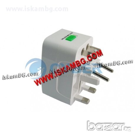 Универсален адаптер за контакти - Над 150 страни ! - код 1349, снимка 3 - Друга електроника - 13397711