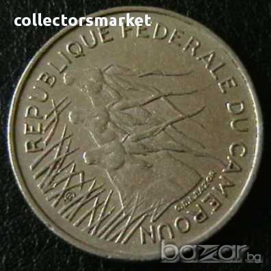 100 франка 1971, Камерун, снимка 2 - Нумизматика и бонистика - 16026823