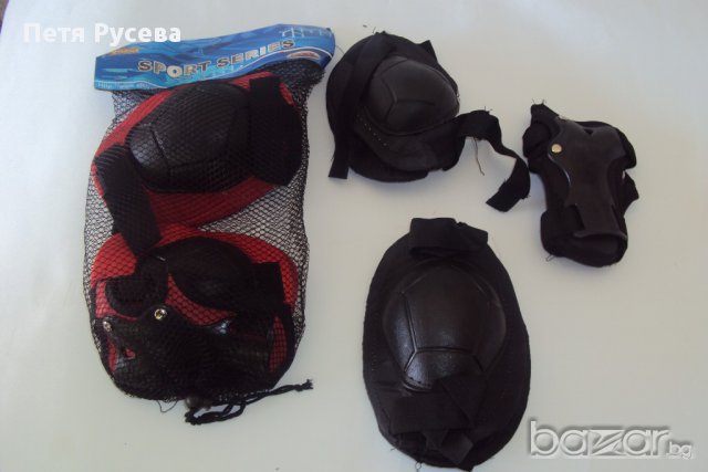Предпазна каска, 2бр. наколенки, 2бр. накитници и 2бр. налакътници за 15лв, снимка 9 - Други - 10062941