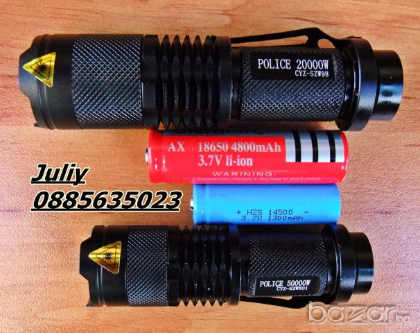 Най-малкия фенер Police - само 9 см !!!, снимка 8 - Други спортове - 6727254