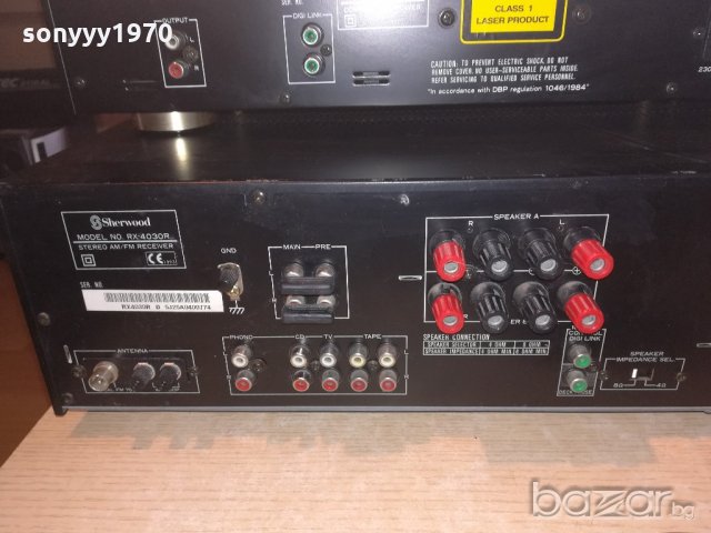sherwood amplifier+cd+deck-внос швеицария, снимка 13 - Ресийвъри, усилватели, смесителни пултове - 20790013