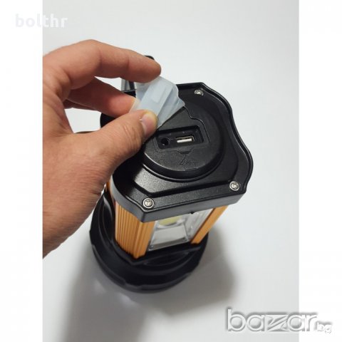 Мощен Голям Водоустойчив Охранителен Фенер DAT AT-398, снимка 3 - Други - 12562489