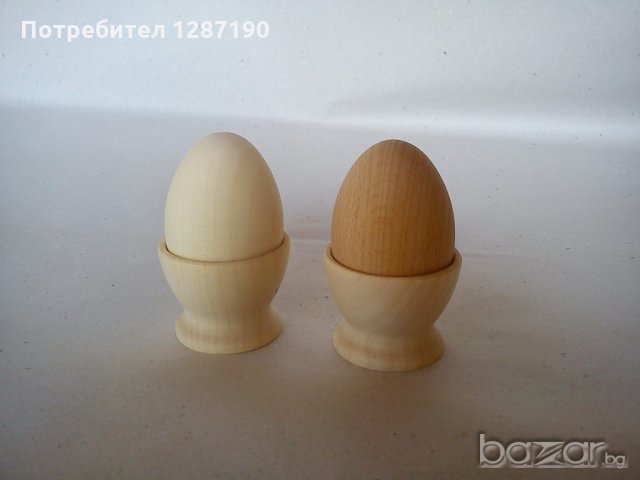 Дървени яйца, снимка 3 - Други - 20779242