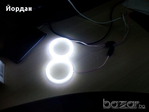 Дневни светлини ангелски очи LED, снимка 6 - Аксесоари и консумативи - 18116633