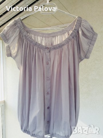 Нежна памучна блузка балон, PEPE JEANS