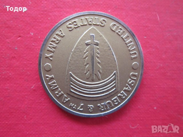 Американски медал знак монета значка , снимка 2 - Колекции - 25482060