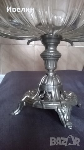 стара барокова фруктиера, снимка 2 - Антикварни и старинни предмети - 23430108