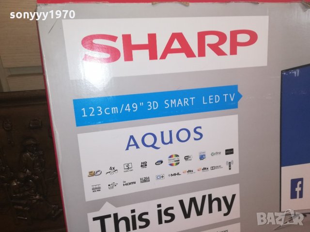 sharp smart tv-49 инча за ремонт/части-внос швеицария, снимка 13 - Части и Платки - 21518454