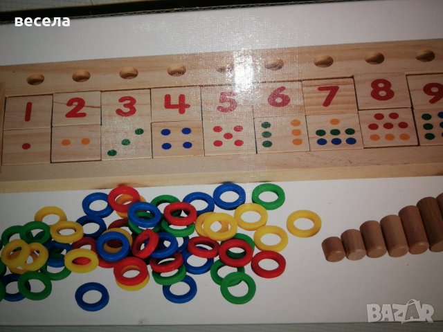 Дървена игра за деца над 3години, снимка 2 - Образователни игри - 23628059
