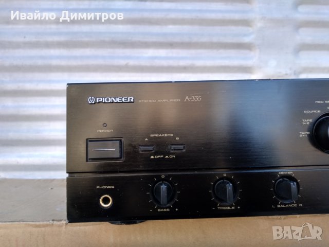 Pioneer A335 усилвател, снимка 3 - Ресийвъри, усилватели, смесителни пултове - 24060054