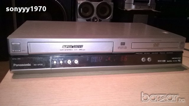 Panasonic nv-vp30ec-s hifi video+dvd+optical out-внос швеицария, снимка 3 - Ресийвъри, усилватели, смесителни пултове - 15154654