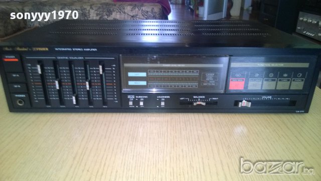 fisher ca-272 stereo integrated amplifier-470wata на трафа-japan, снимка 2 - Ресийвъри, усилватели, смесителни пултове - 9232082