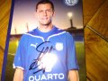 Футболна картичка с подпис Александър Стоимирович, снимка 3
