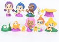12 бр Рибки Гупи балони Bubble Guppies пластмасови PVC фигурки за игра и декорация торта топери, снимка 2