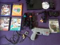 PlayStation 2 слим + 20 игри + 2 джойстика + много аксесоари Хакната , снимка 2