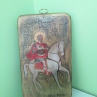 икона Свети Мина, снимка 6 - Икони - 25852956