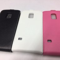 Samsung Galaxy S5 mini калъф с капак и силиконово легло, снимка 4 - Калъфи, кейсове - 12890847