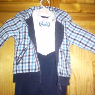 Панталон, боди с папионка и яке , снимка 2 - Комплекти за бебе - 13663850