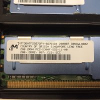 маркови памети Micron 2х2gb DDR2, снимка 2 - RAM памет - 23625421