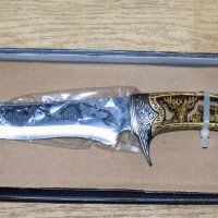 Колекцонерски ловен нож -180 / 310 - 5 модела ( Елен, Мечка, Вълк, Орел, Дракон), снимка 3 - Ножове - 19109809