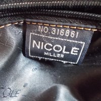 Дамска чанта NICOLE MILLER оригинална ест.кожа, снимка 6 - Чанти - 20828014