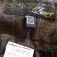 Дам.пола-"Junona"-плат,сиво+черно. Закупена от Италия., снимка 7 - Поли - 22992327