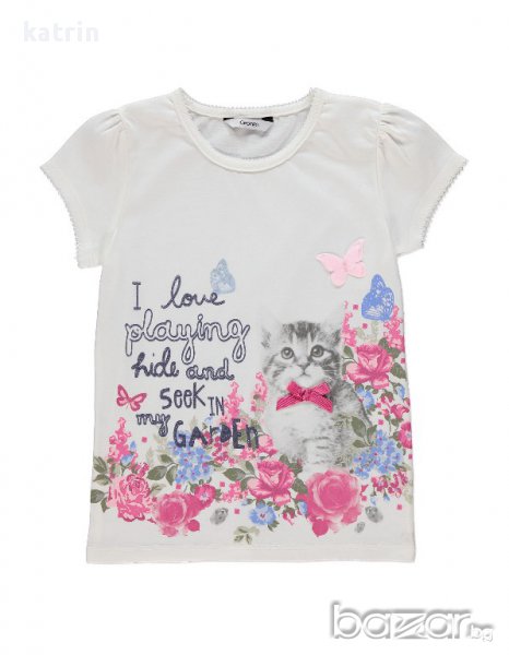 Страхотна блузка с коте от George, снимка 1