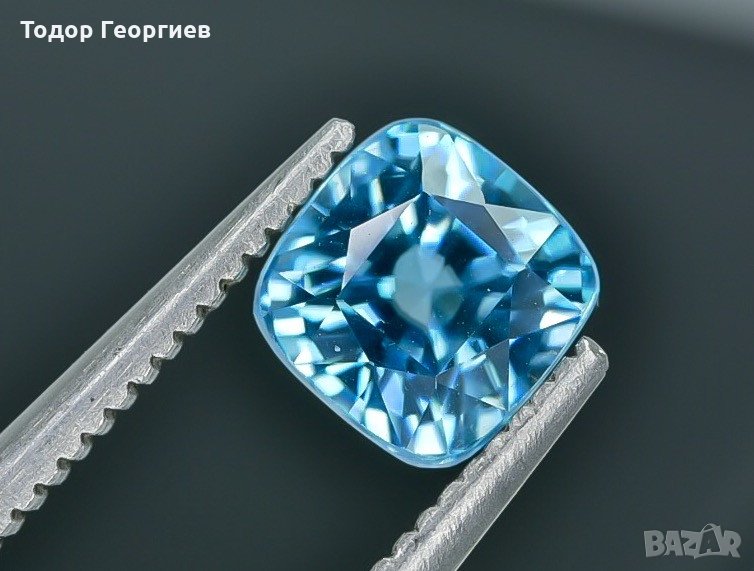 Син Циркон 1.68 карата, снимка 1