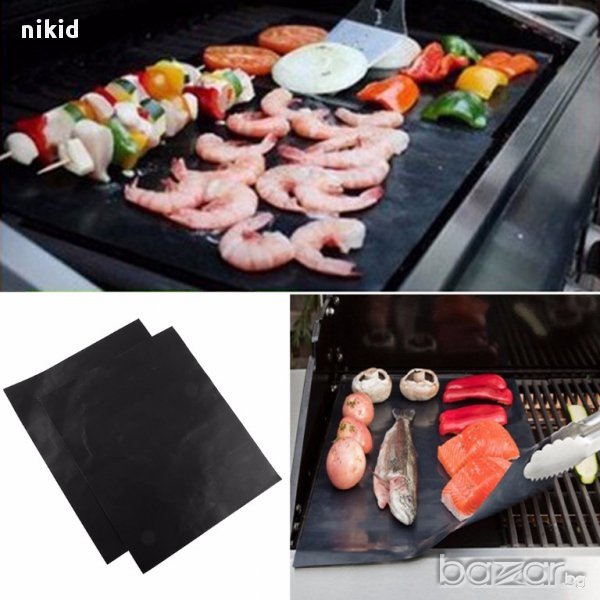 незалепващо Фолио за печене грил скара БАРБЕКЮ тефлонова тефлонови, снимка 1